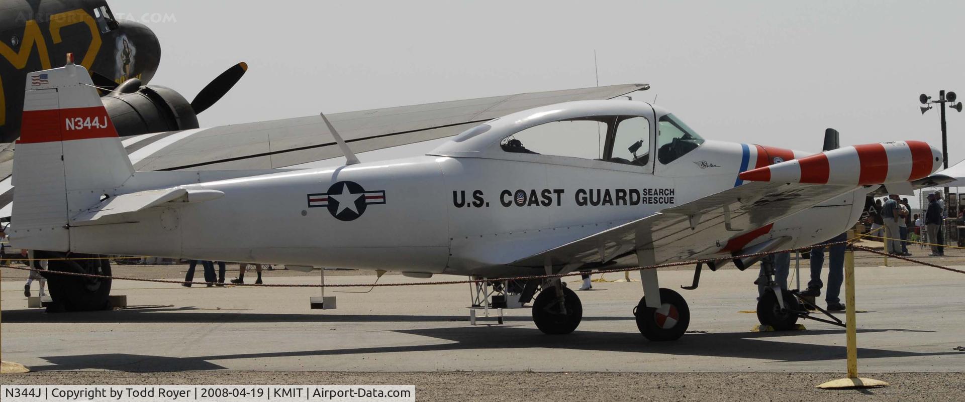 N344J, 1947 North American Navion (NA-145) C/N NAV4-196, Shafter Airshow 2008