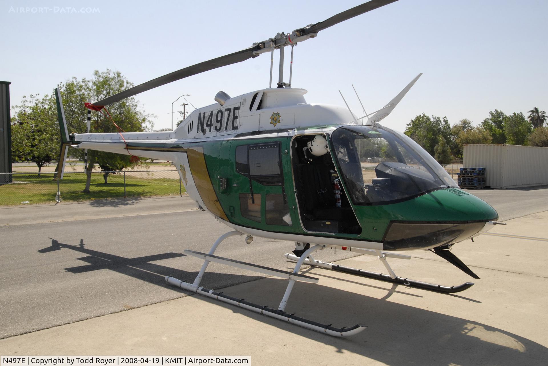 N497E, Bell OH-58A C/N 69-16375, Shafter Airshow 2008