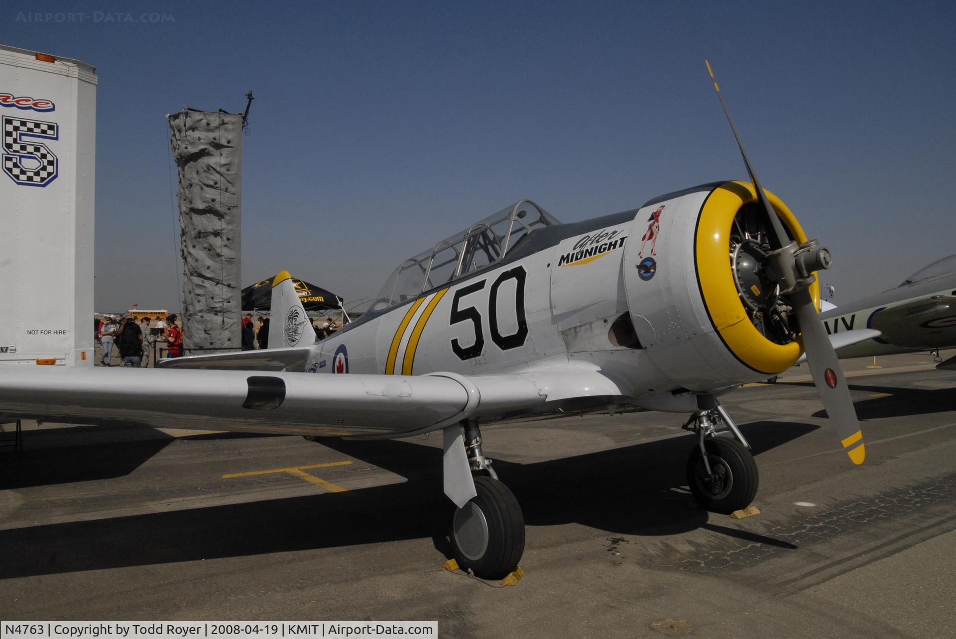 N4763, Noorduyn AT-16 Harvard II C/N 76-3701, Shafter Airshow 2008