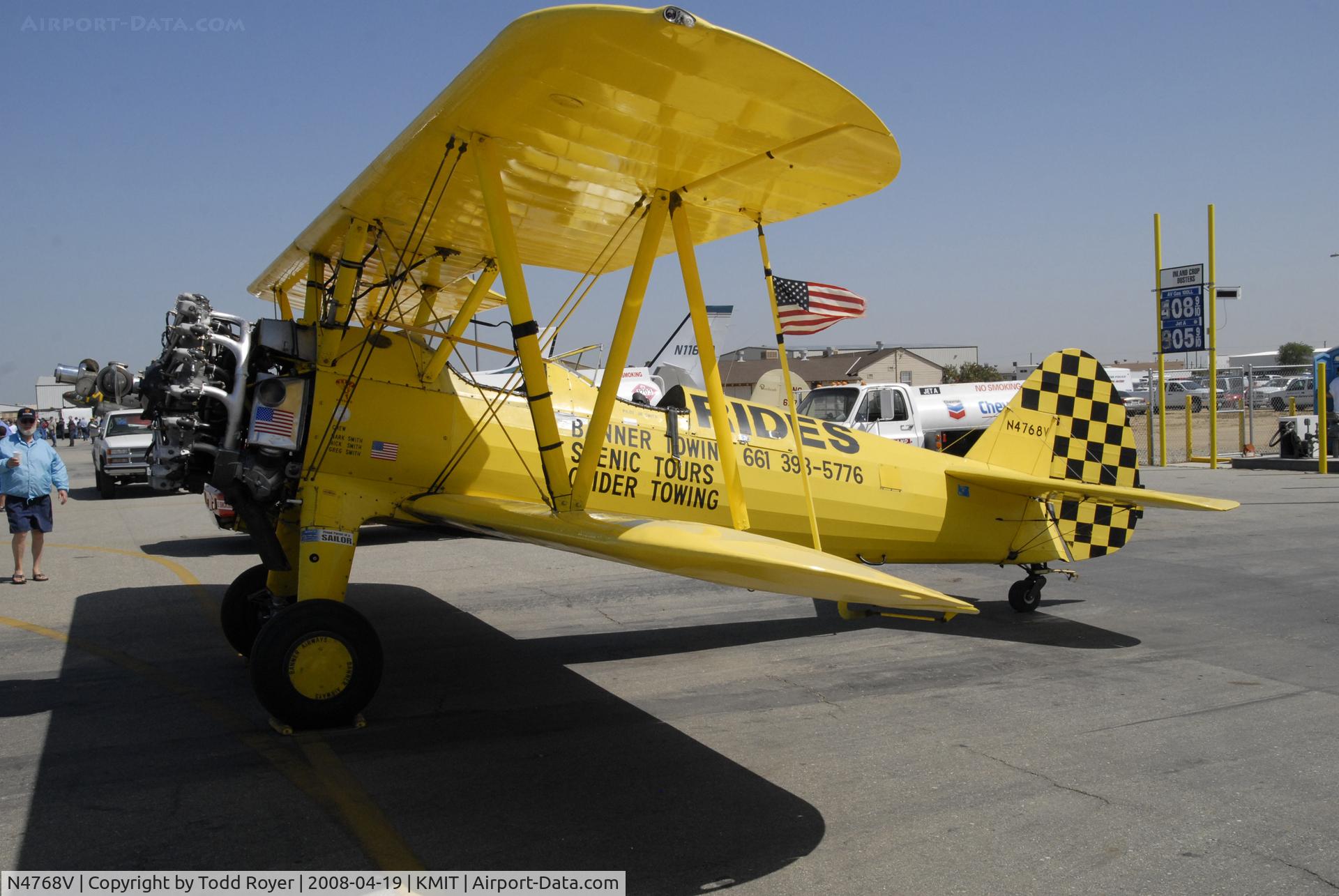N4768V, Boeing E75 C/N 75-5737, Shafter Airshow 2008