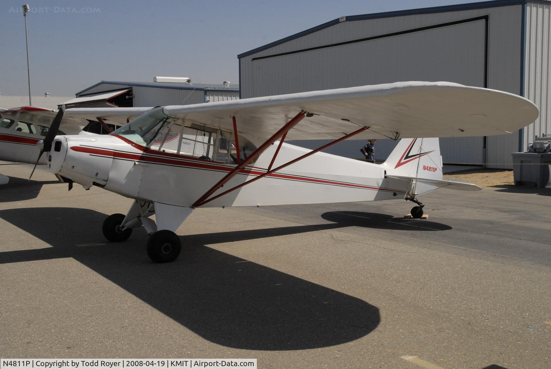 N4811P, 1947 Piper PA-11 Cub Special C/N 11-866, Shafter Airshow 2008