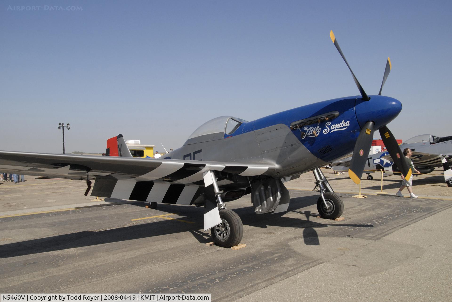 N5460V, 1949 North American/aero Classics P-51D C/N 44-72192, Shafter Airshow 2008