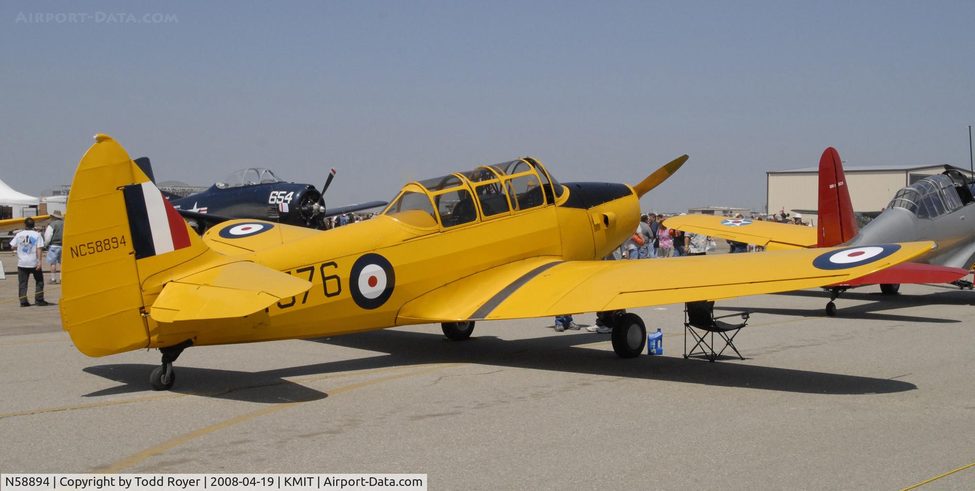 N58894, 1946 Fairchild M-62A-3 Cornell II C/N FT737, Shafter Airshow 2008