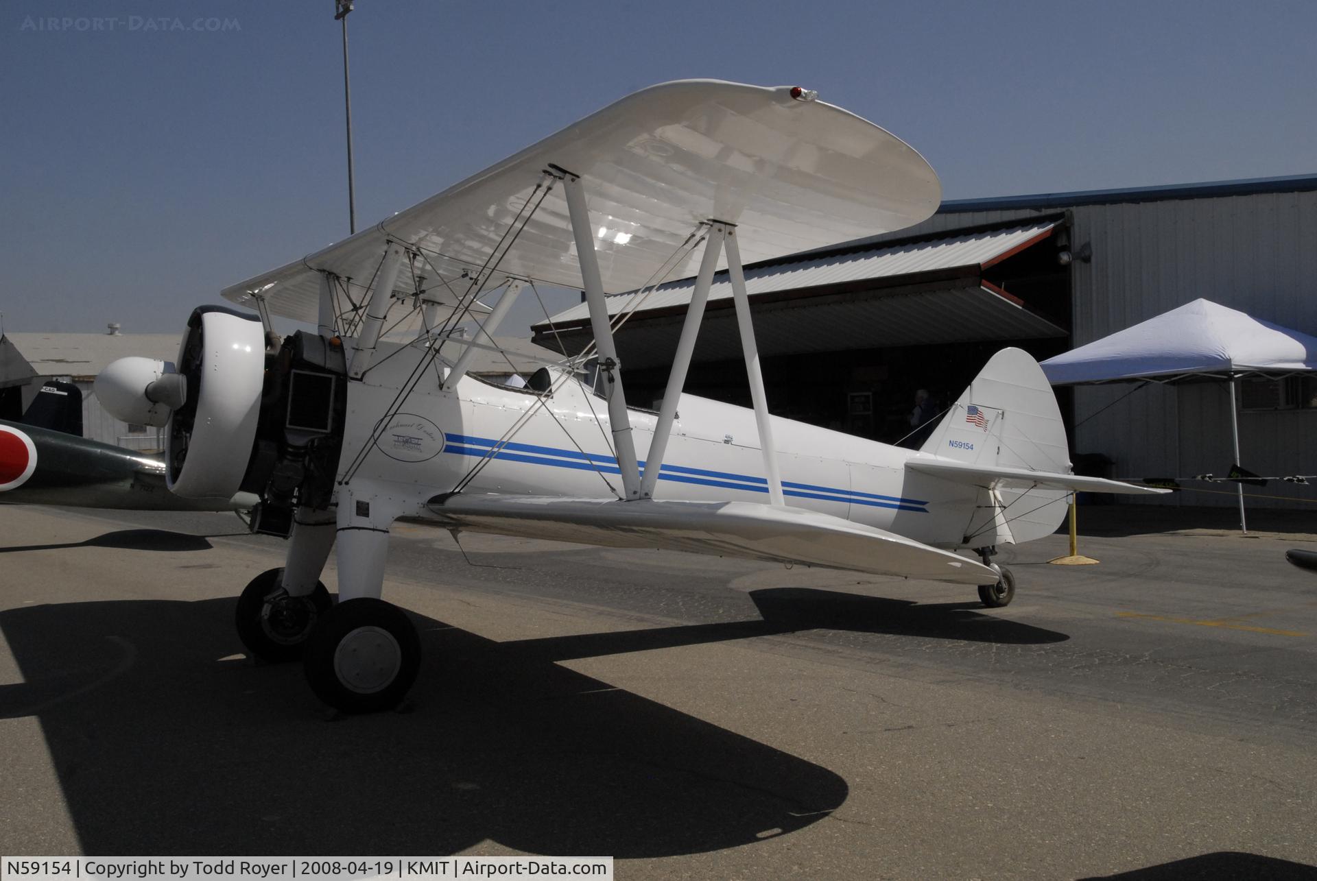 N59154, 1940 Boeing A75N1(PT17) C/N 75-402, Shafter Airshow 2008