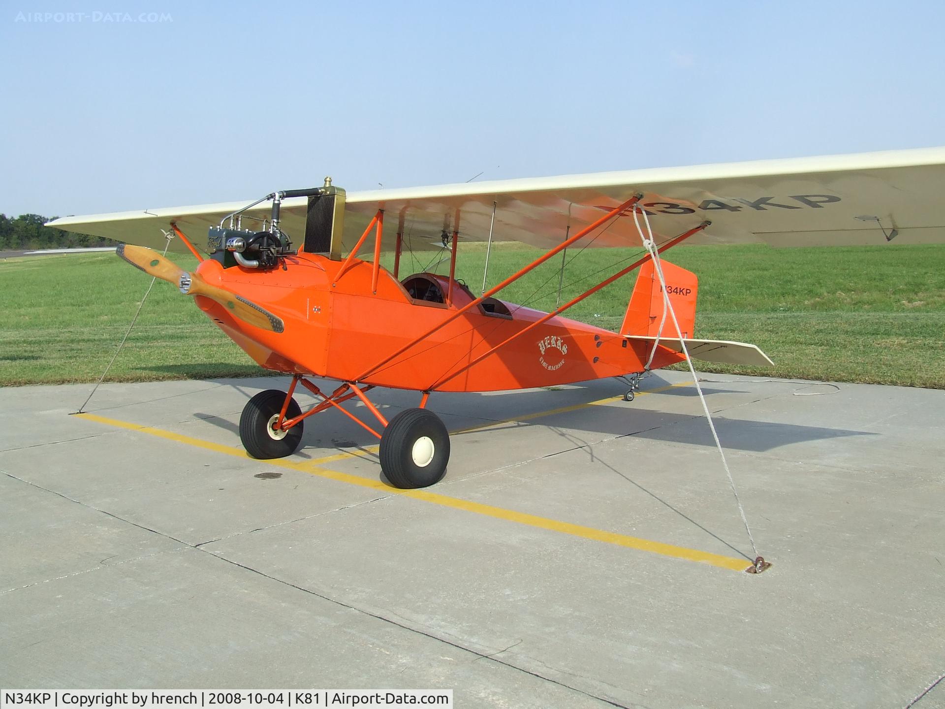 N34KP, 2000 Pietenpol Air Camper C/N 6, N34KP at Miami Co airport days