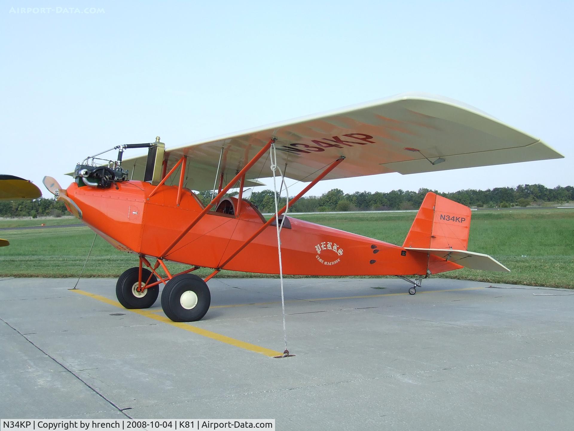 N34KP, 2000 Pietenpol Air Camper C/N 6, N34KP at miami Co airport day