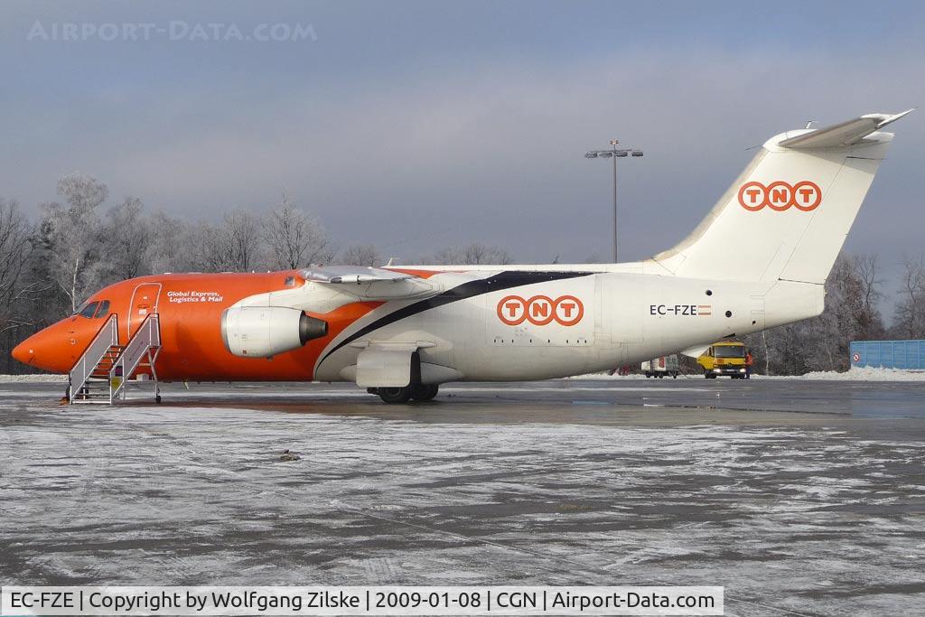 EC-FZE, 1988 British Aerospace BAe.146-200QT Quiet Trader C/N E2105, visitor