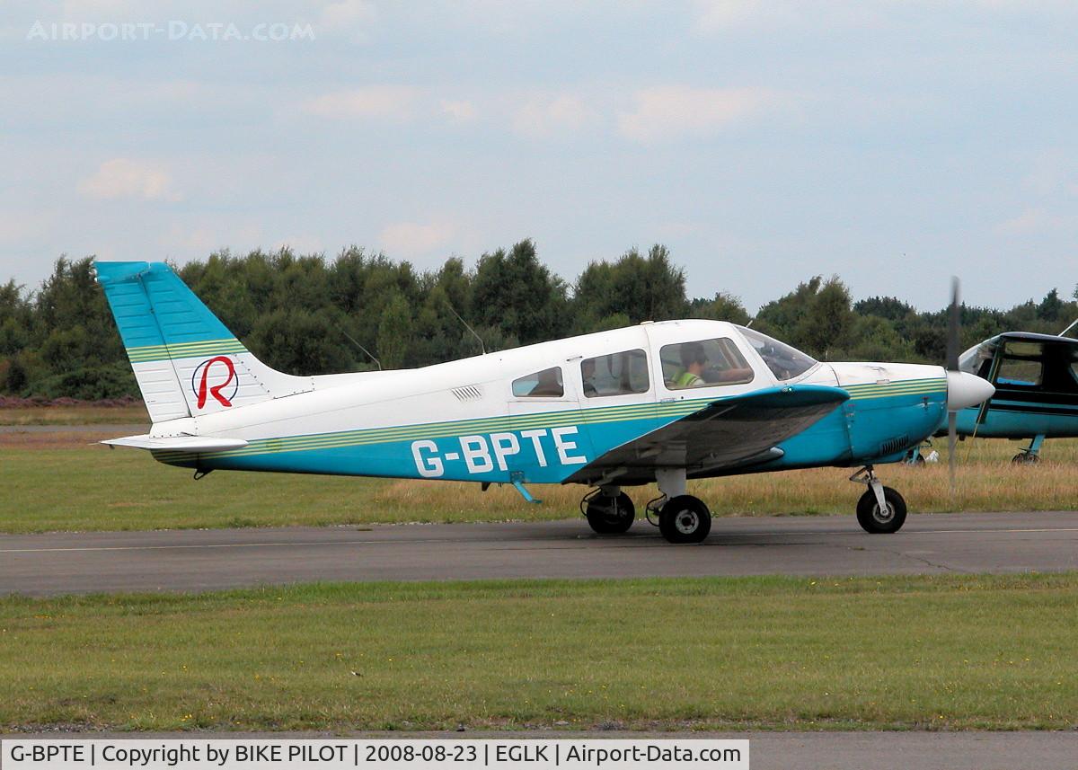 G-BPTE, 1976 Piper PA-28-181 Cherokee Archer II C/N 28-7690178, REDAIR TRAINING A/C