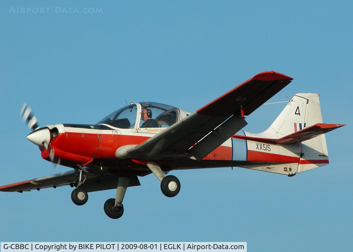 G-CBBC, 1973 Scottish Aviation Bulldog T.1 C/N BH120/201, RESIDENT BULLDOG DOING TOUCH AND GOES RWY 25