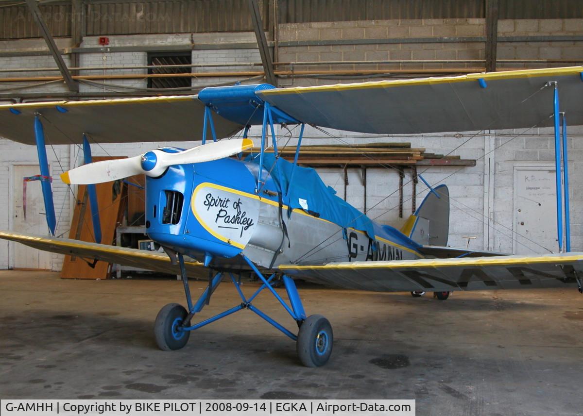 G-AMHH, De Havilland DH-82A Tiger Moth II C/N 84275, SMART TIGER MOTH AT SHOREHAM