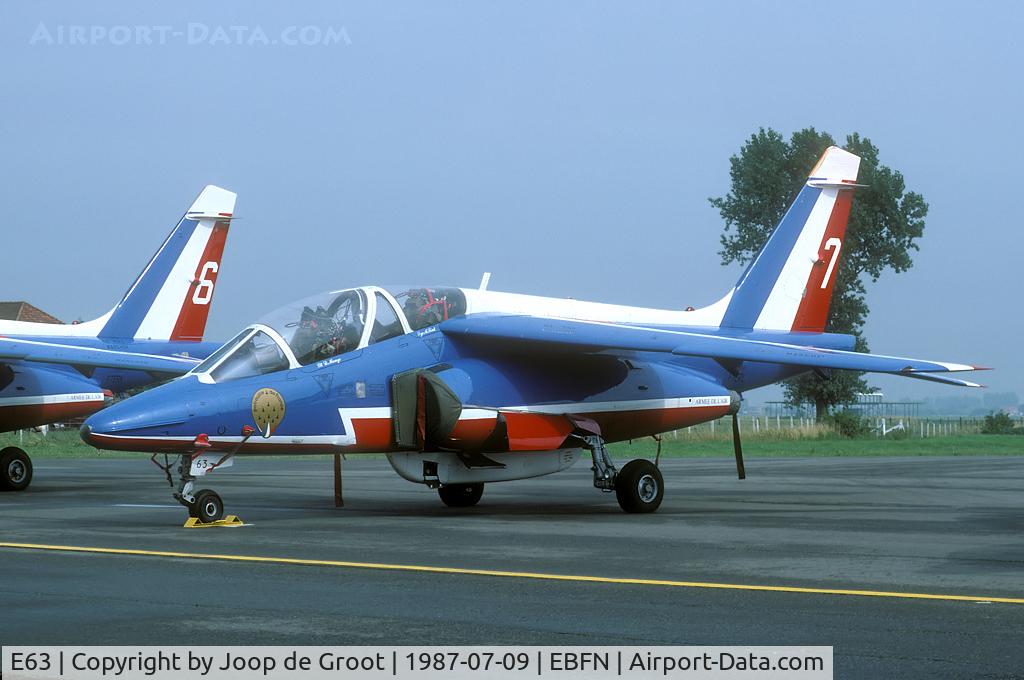 E63, Dassault-Dornier Alpha Jet E C/N E63, Patrouille de France aircraft