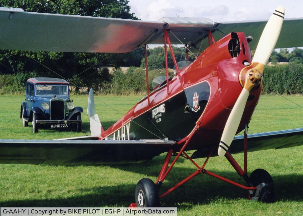 G-AAHY, 1929 De Havilland DH.60M Moth C/N 1362, VINTAGE PAIR