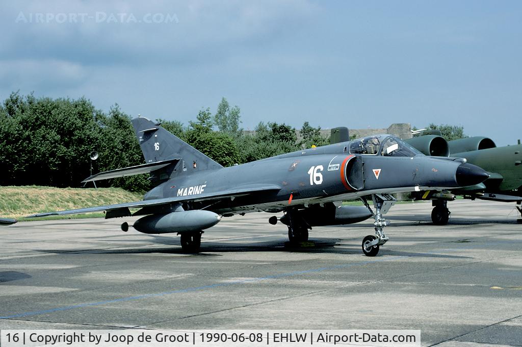 16, Dassault Super Etendard C/N 16, This 16F Super Etandard was one of the last in the old colour scheme.
