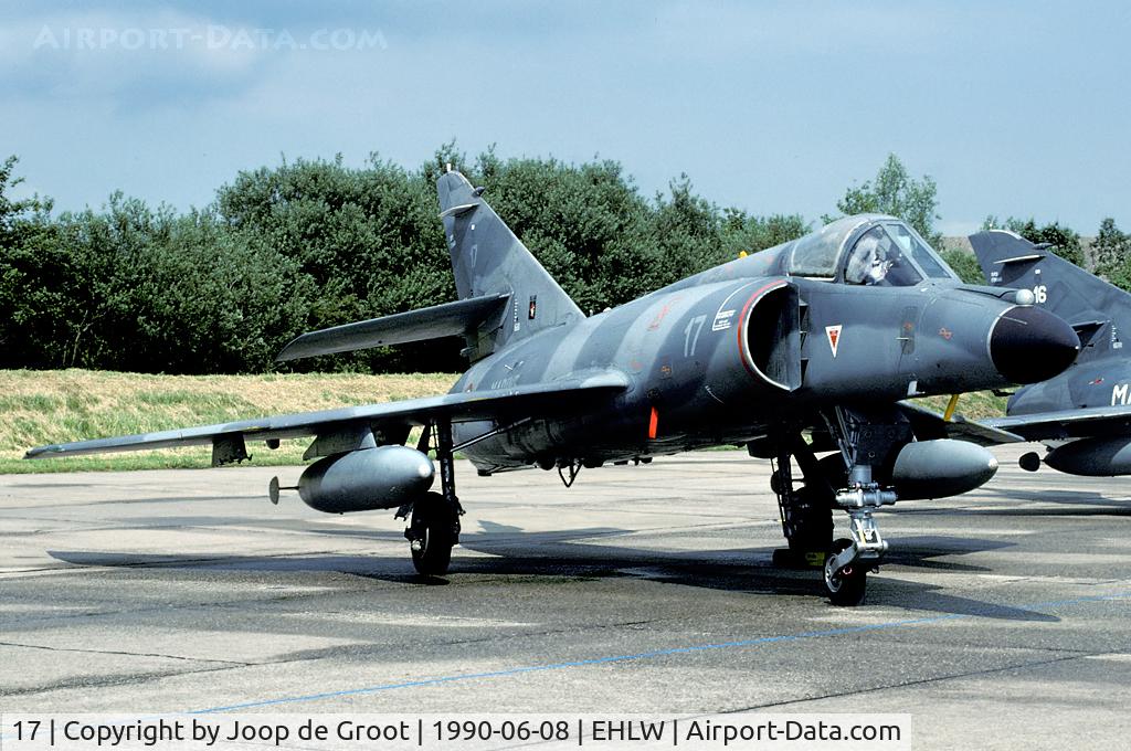 17, Dassault Super Etendard C/N 66, The French Navy sent two Super Etendards to the 1990 Leeuwarden Open House.