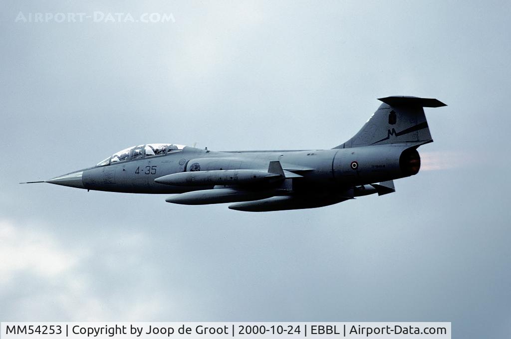 MM54253, Lockheed TF-104G Starfighter C/N 583H-5204, Take off during a thunderstorm.
