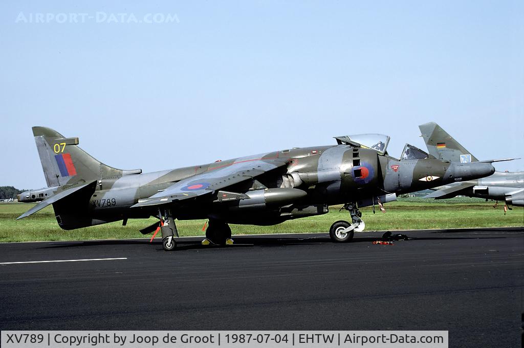 XV789, 1970 Hawker Siddeley Harrier GR.3 C/N 712039, Twenthe air show