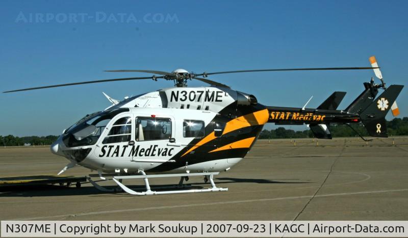 N307ME, Eurocopter-Kawasaki EC-145 (BK-117C-2) C/N 9100, N307ME @ KAGC