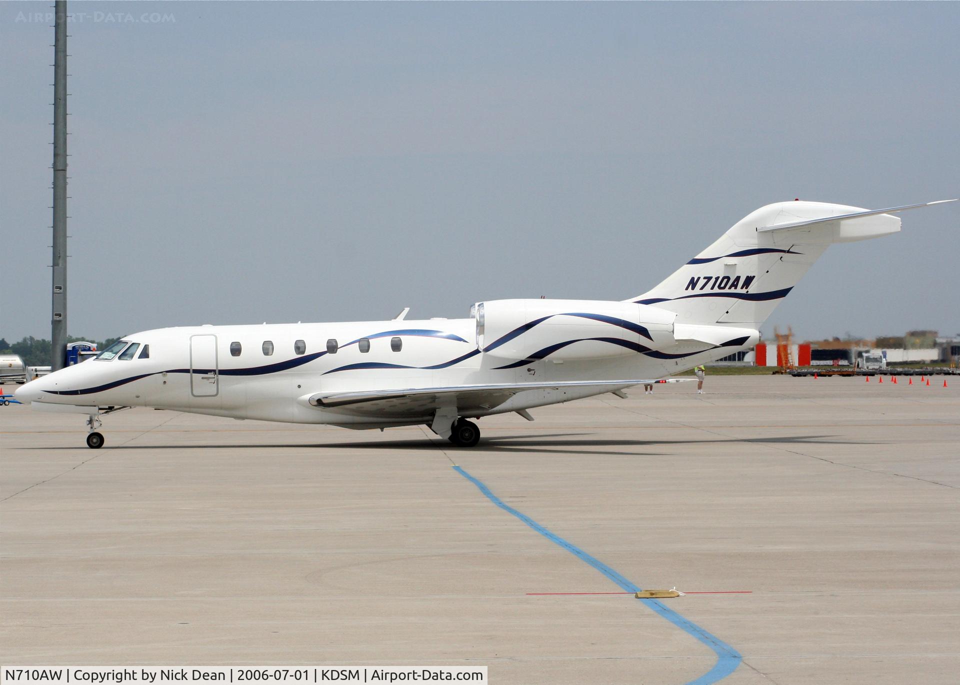 N710AW, 1997 Cessna 750 Citation X C/N 750-0033, KDSM