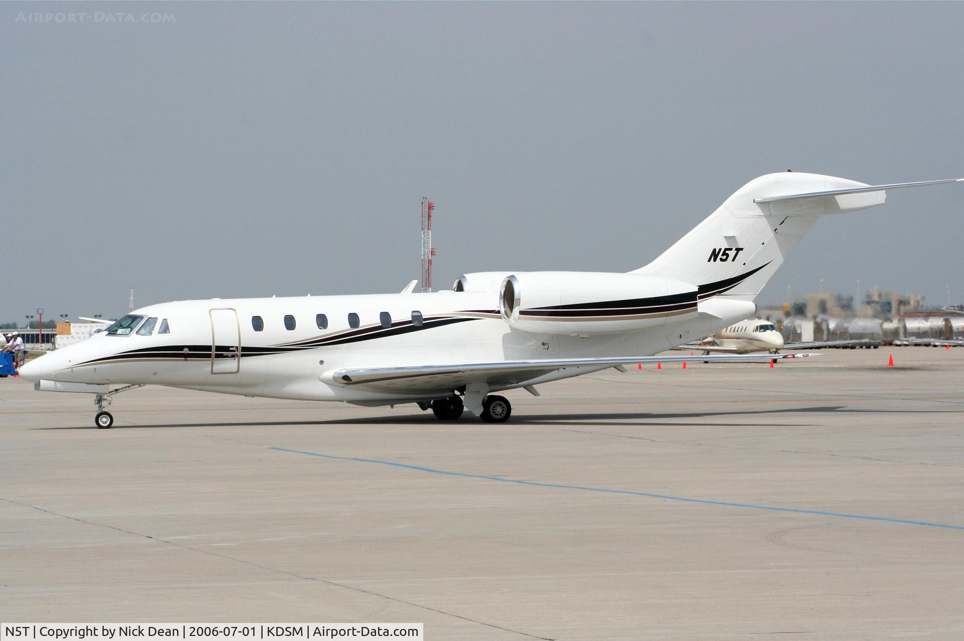 N5T, 2000 Cessna 750 Citation X C/N 750-0104, KDSM