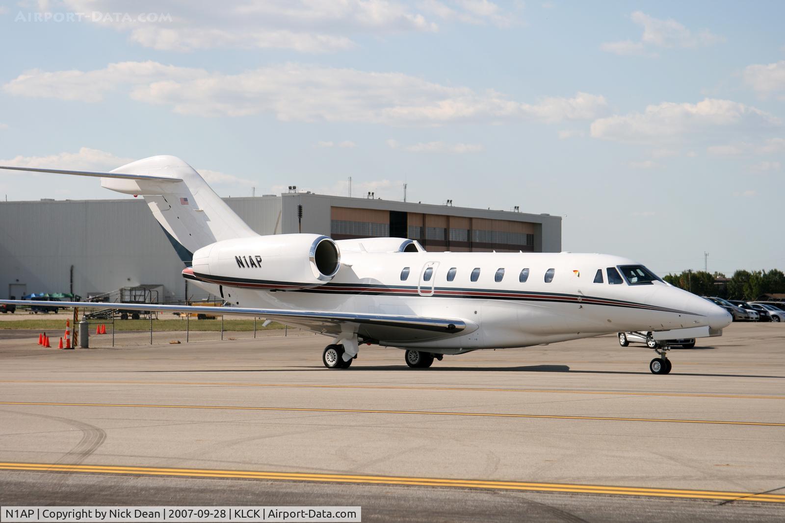 N1AP, 2002 Cessna 750 Citation X C/N 750-0176, KLCK