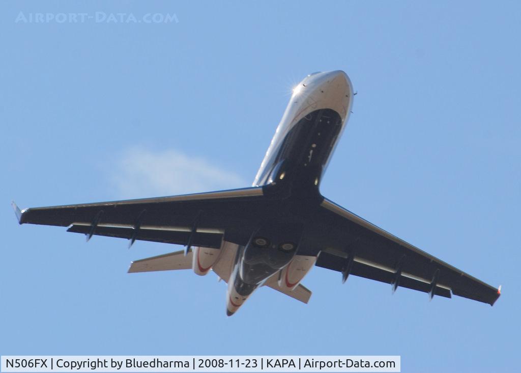 N506FX, 2003 Bombardier Challenger 300 (BD-100-1A10) C/N 20007, Takeoff from 35R.