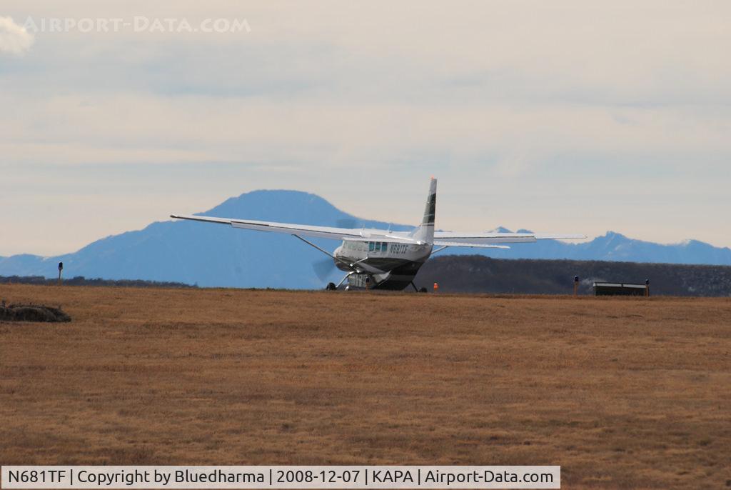 N681TF, 2008 Cessna 208B C/N 208B2046, Takeoff from 17L
