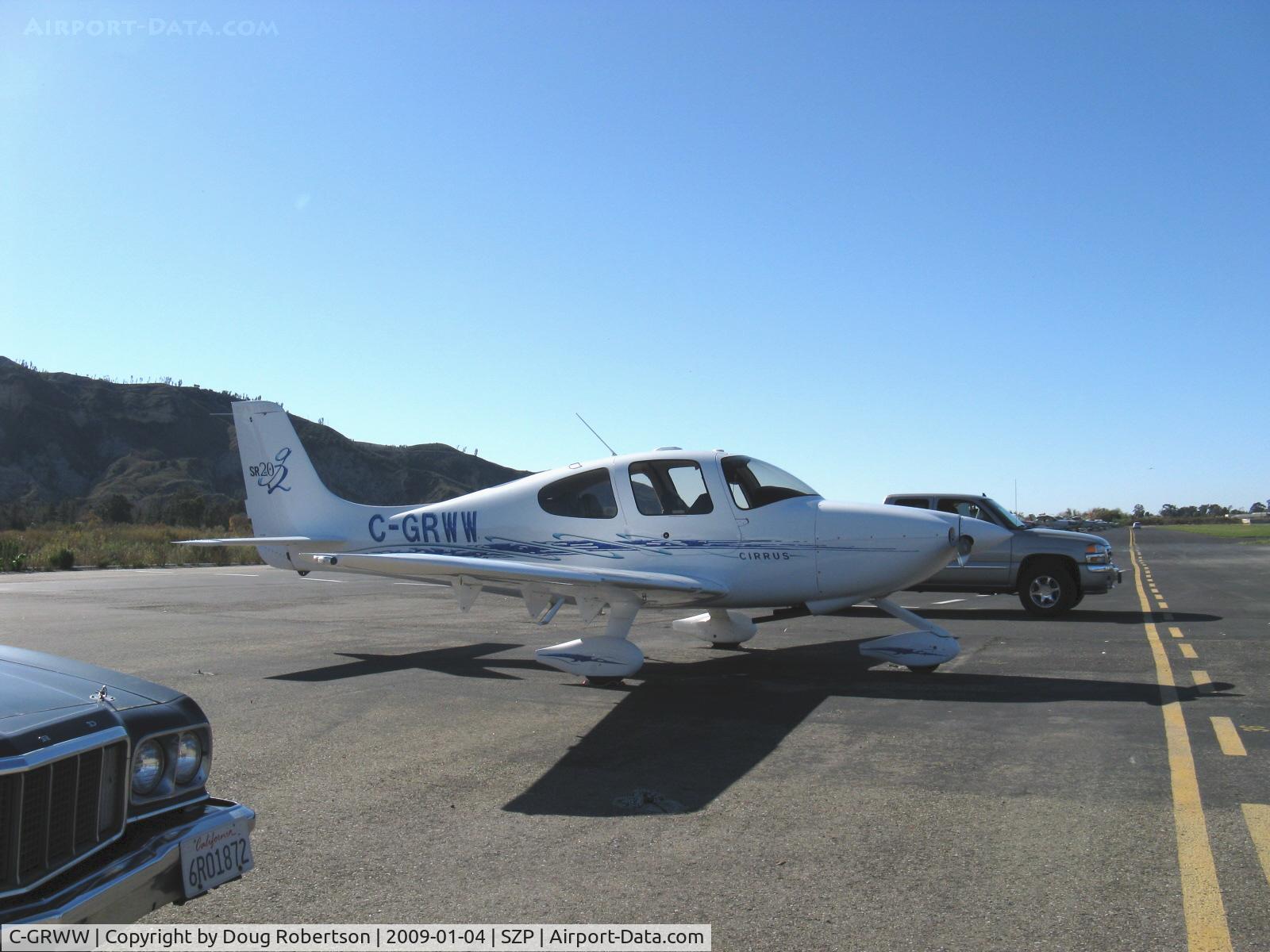 C-GRWW, 2006 Cirrus SR20 G2 C/N 1722, 2006 Cirrus SR20 Generation 2, Continental IO-360-ES 200 Hp