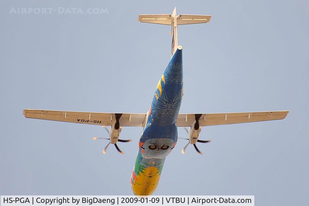 HS-PGA, 2003 ATR 72-212A C/N 710, Bangkok Airways, just after take off - runway 36