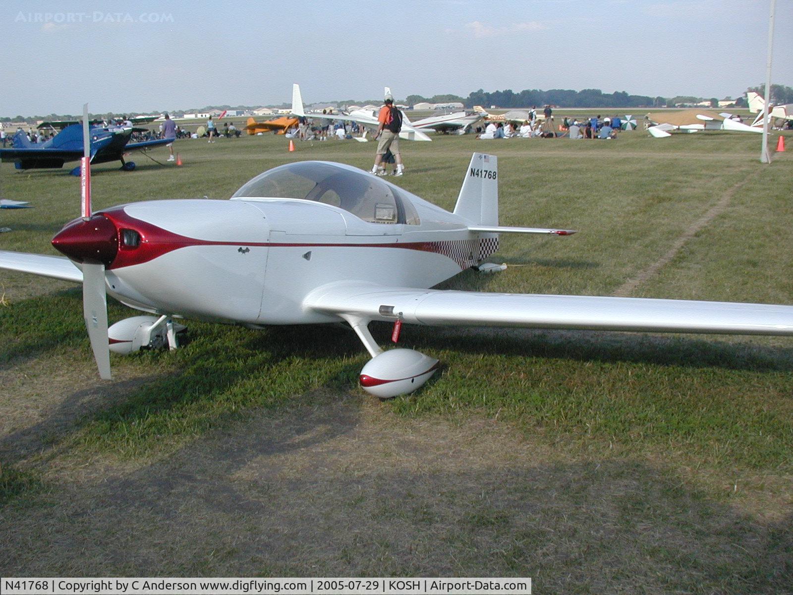 N41768, Rand Robinson KR-2S C/N CLAPP2, Taken at Oshkosh 2005