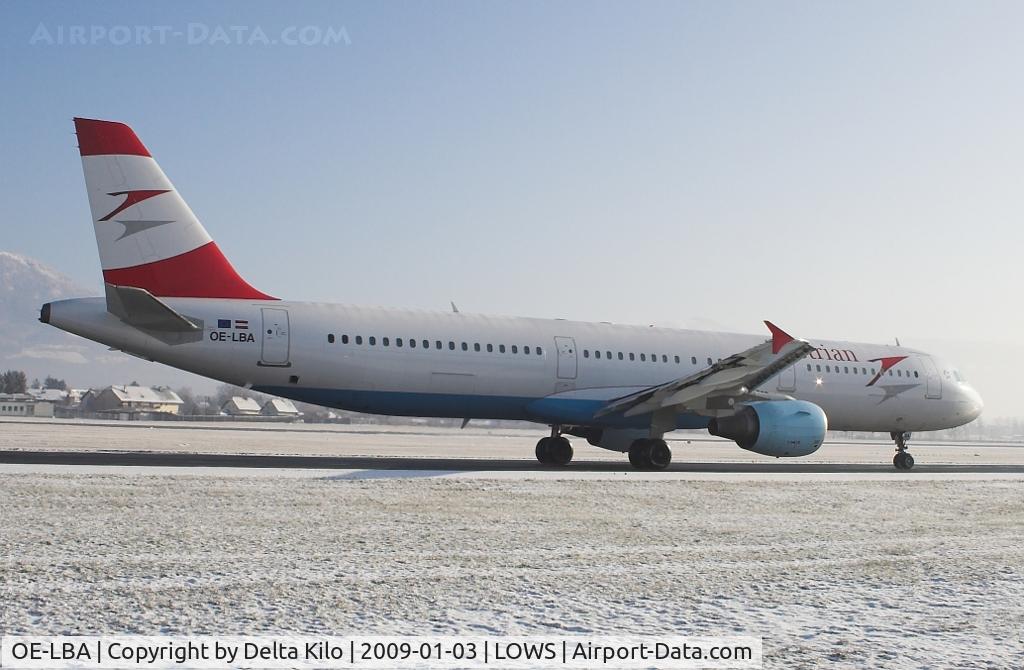 OE-LBA, 1995 Airbus A321-111 C/N 552, AUSTRIAN ARROWS