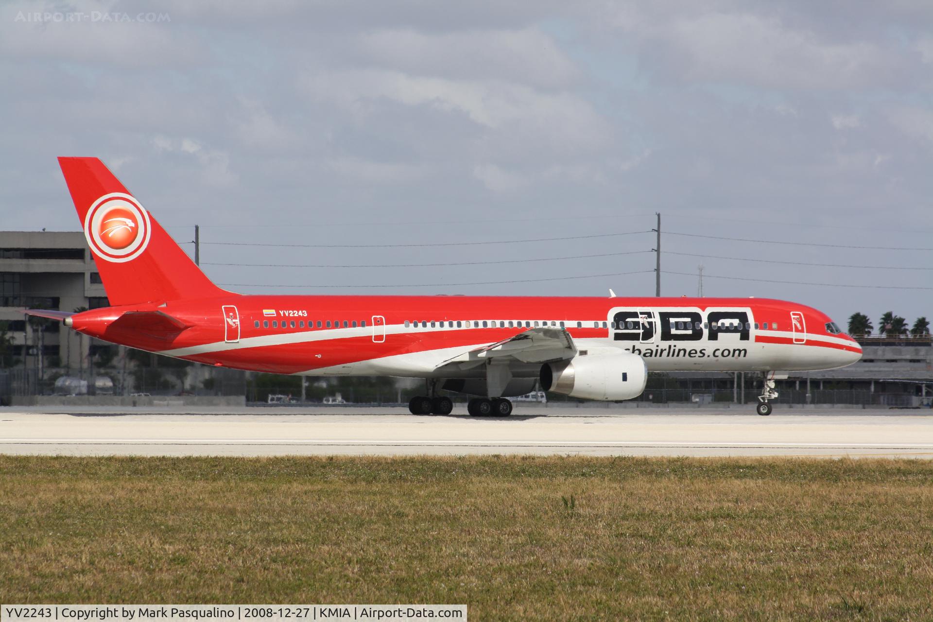 YV2243, 1988 Boeing 757-236 C/N 24118, Boeing 757-200
