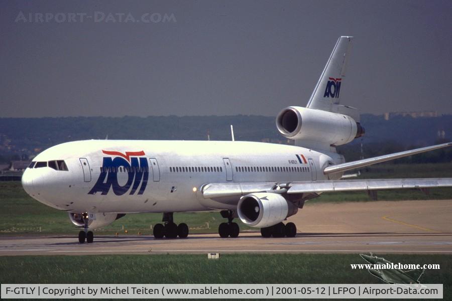 F-GTLY, 1976 McDonnell Douglas DC-10-30 C/N 46954, AOM