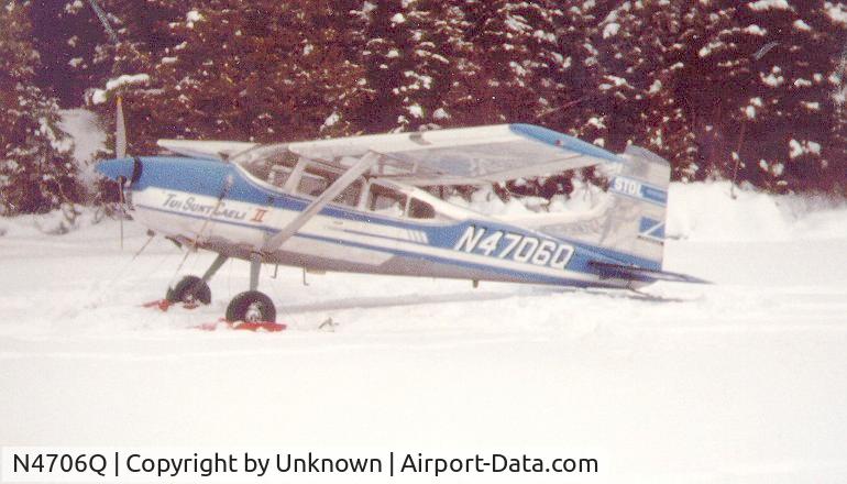N4706Q, 1966 Cessna A185E Skywagon 185 C/N 185-1160, At Home on Ski's Wheels or Floats!