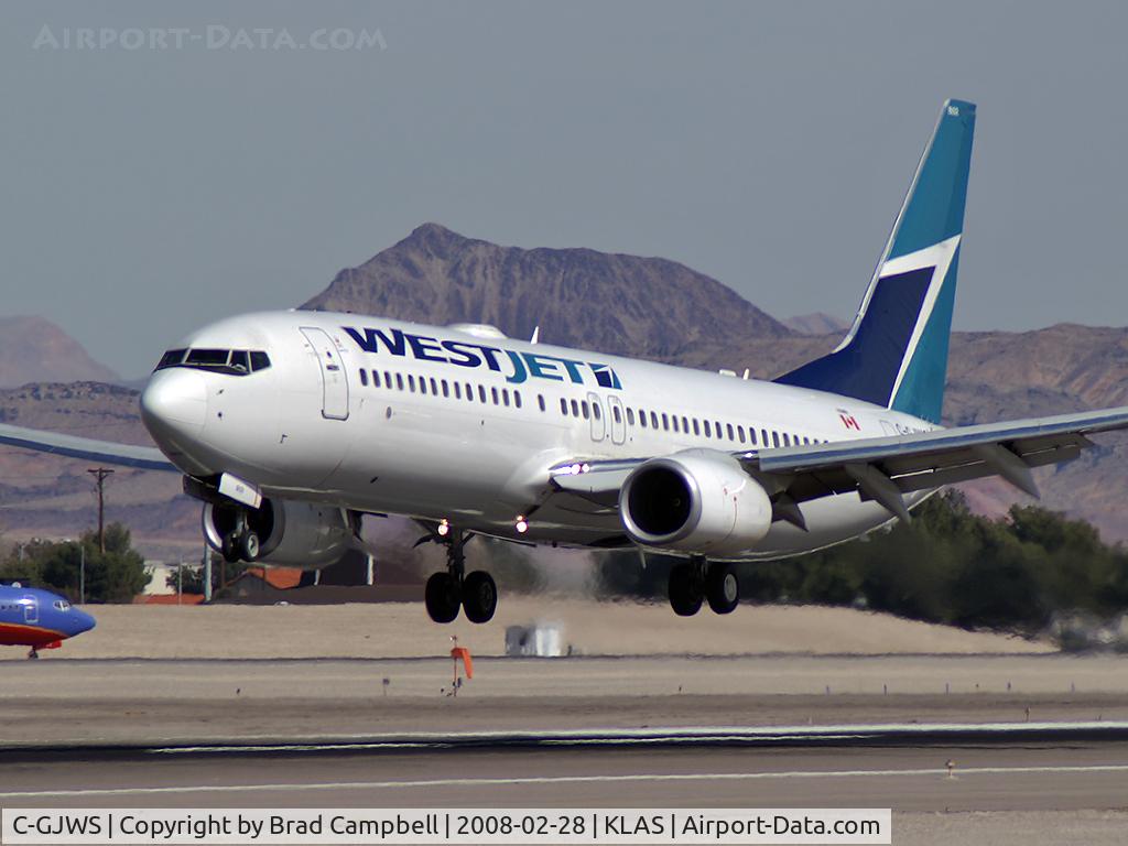 C-GJWS, 2005 Boeing 737-8CT C/N 34152, WestJet / 2005 Boeing 737-8CT