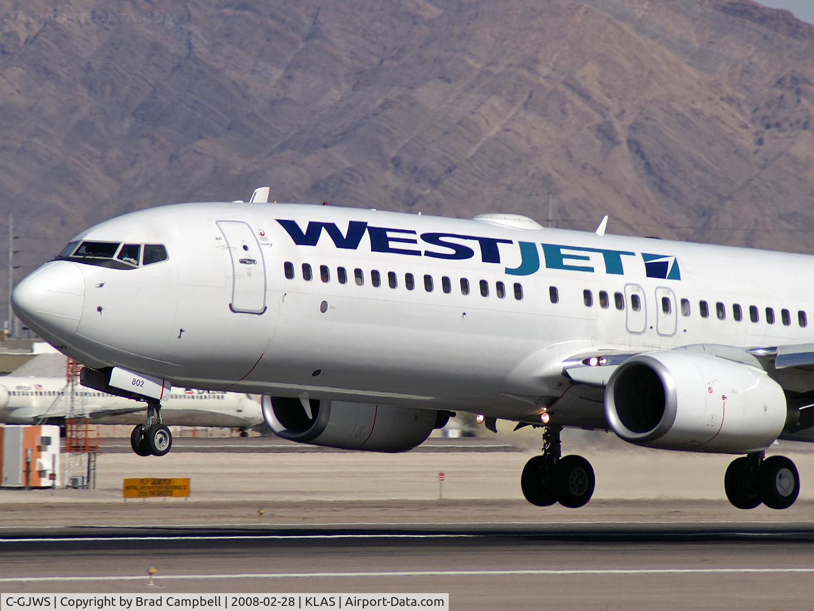 C-GJWS, 2005 Boeing 737-8CT C/N 34152, WestJet / 2005 Boeing 737-8CT