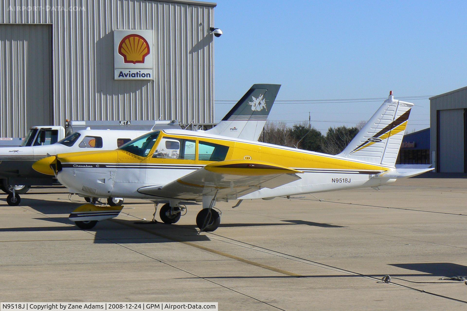 N9518J, 1966 Piper PA-28-180 Cherokee C/N 28-3642, At Arlington Municipal