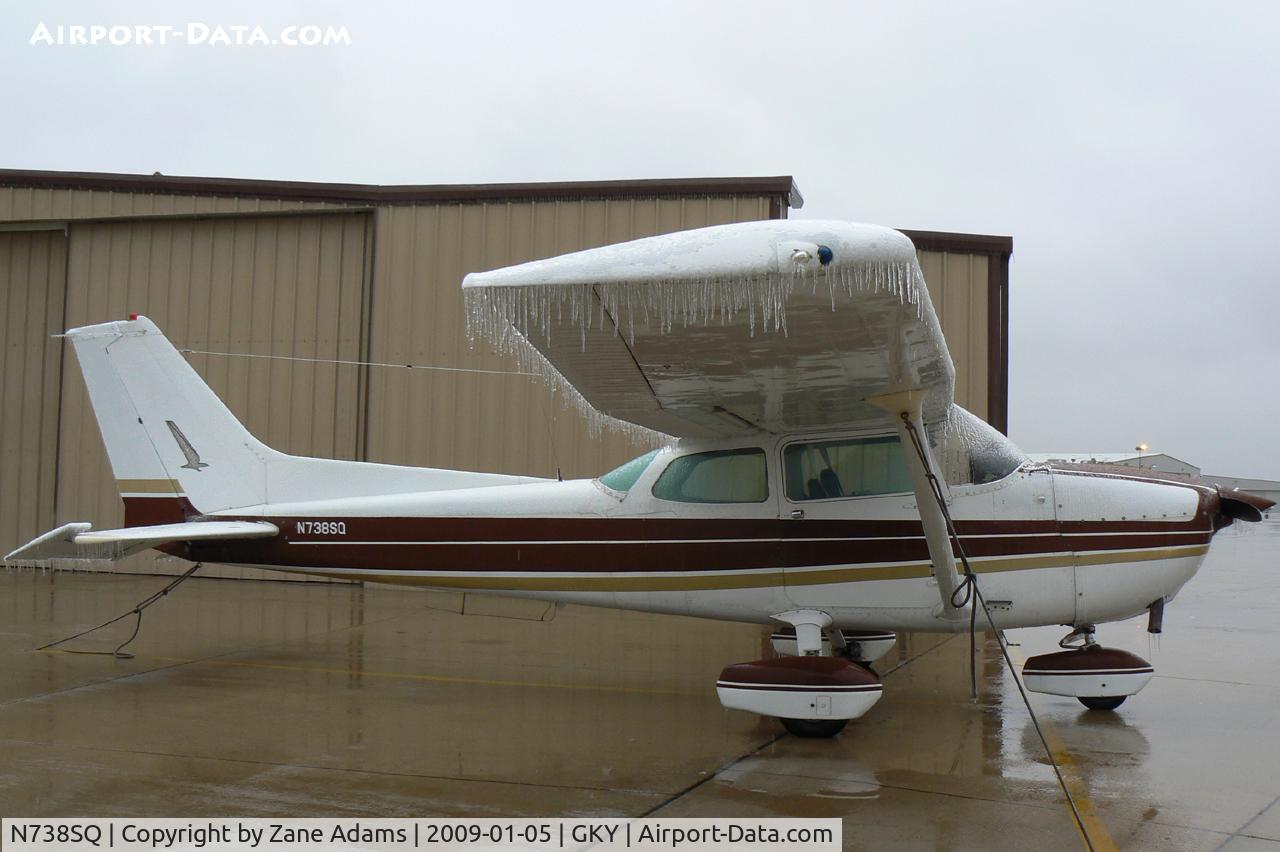 N738SQ, 1977 Cessna 172N C/N 17270204, At Arlington Municipal Parked in known icing conditions...hehe