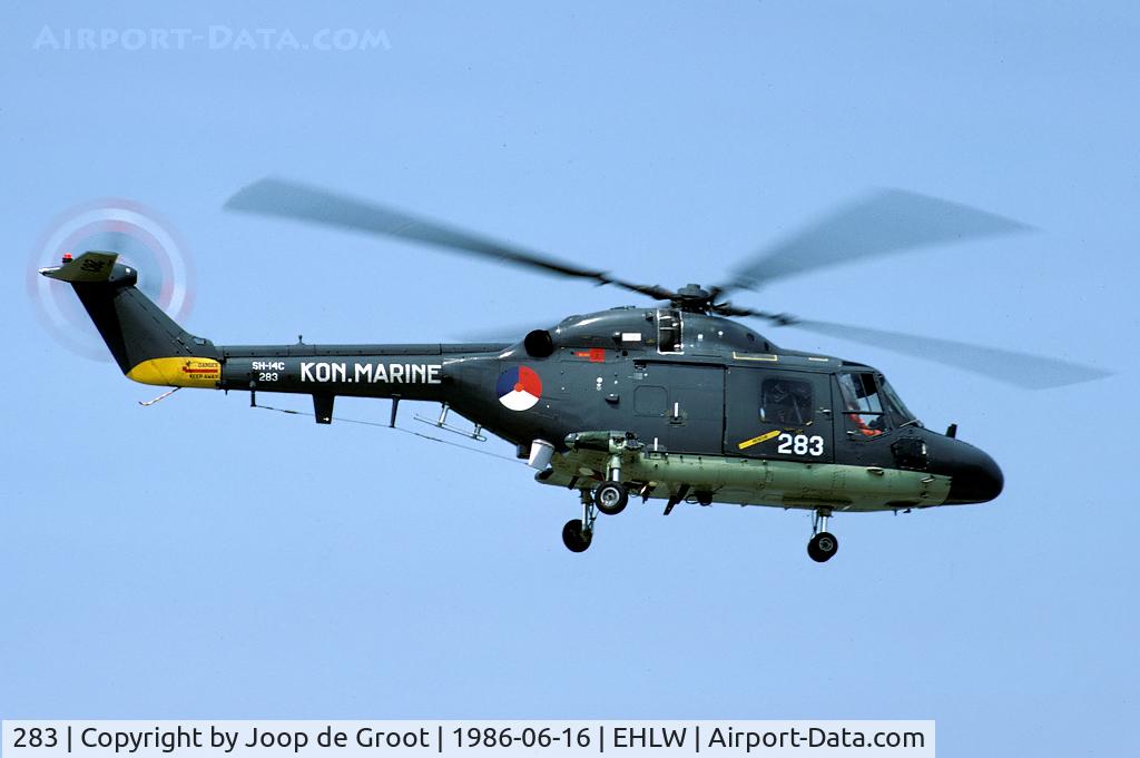 283, Westland SH-14D Lynx C/N 219, visitor to Leeuwarden