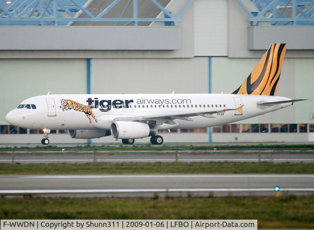 F-WWDN, 2008 Airbus A320-232 C/N 3734, C/n 3734 - To be VH-VNH