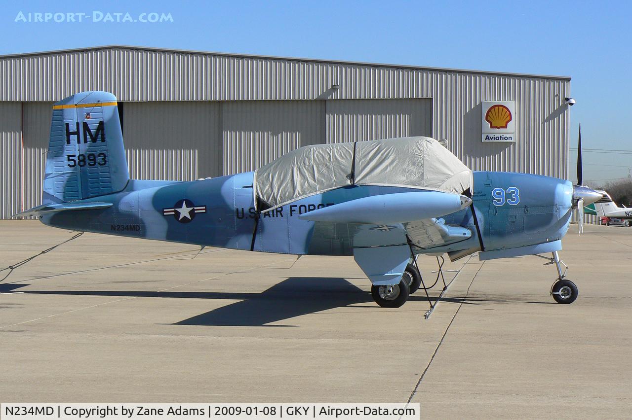 N234MD, 1958 Beech (Fuji) T-34A (B45) Mentor C/N FM-93, At Arlington Municipal