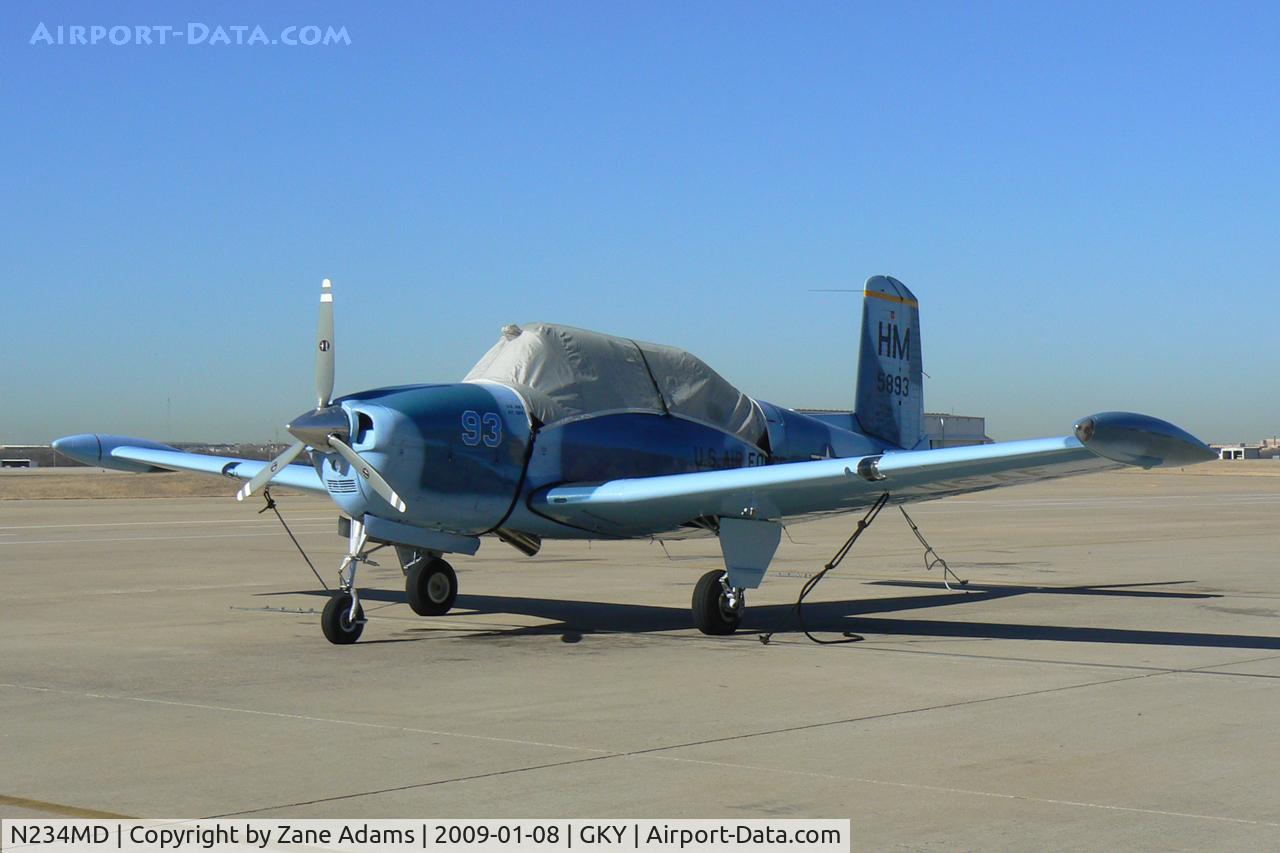 N234MD, 1958 Beech (Fuji) T-34A (B45) Mentor C/N FM-93, At Arlington Municipal