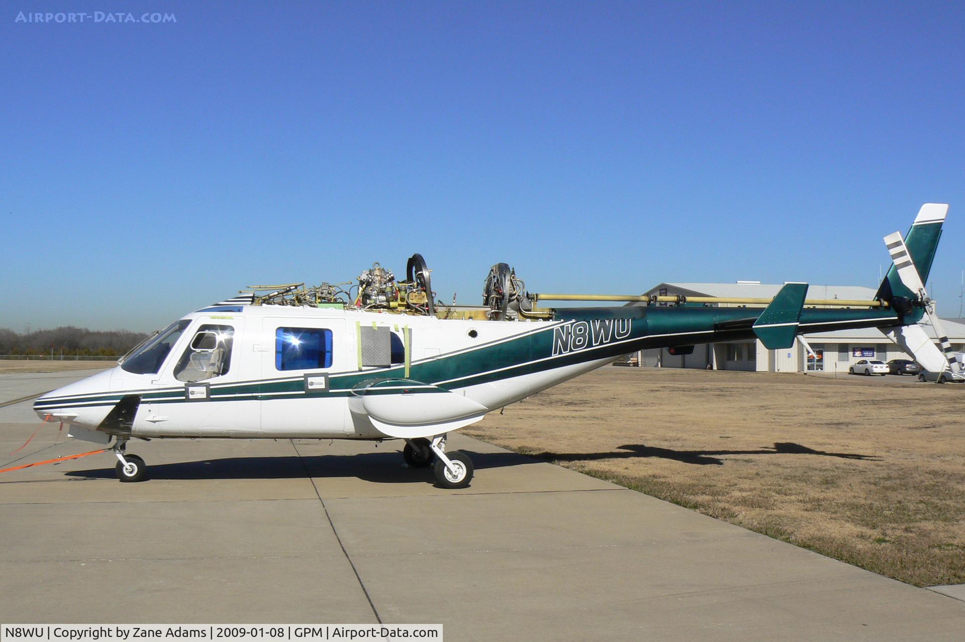 N8WU, 1985 Bell 222B C/N 47145, At Grand Prairie Municipal
