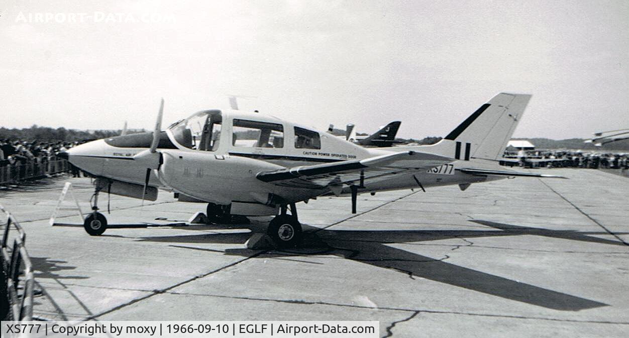 XS777, 1965 Beagle B-206R Basset CC.1 C/N R.13/B.025, BEAGLE BASSETT CC1