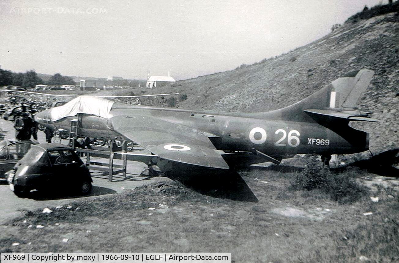 XF969, Hawker Hunter F.6 C/N HABL003124, HAWKER HUNTER F6 WITH BUBBLE CARS!