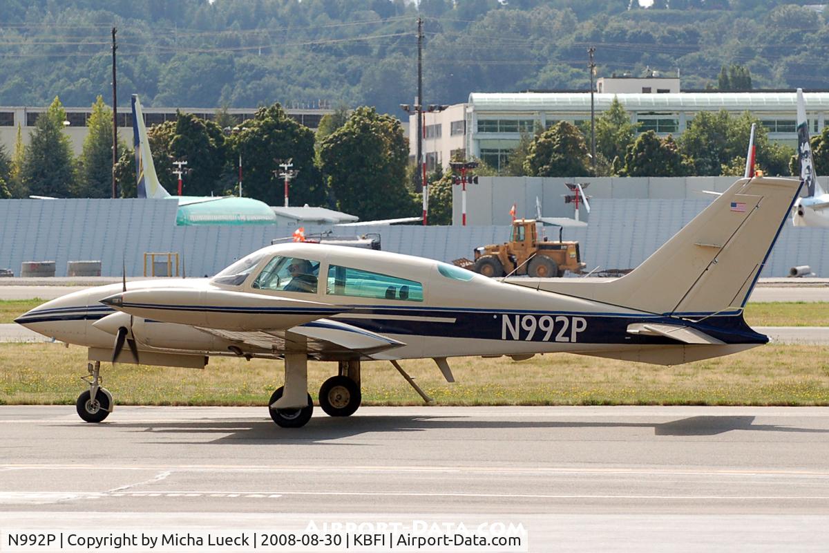 N992P, 1977 Cessna 310R C/N 310R1210, At Boeing Field