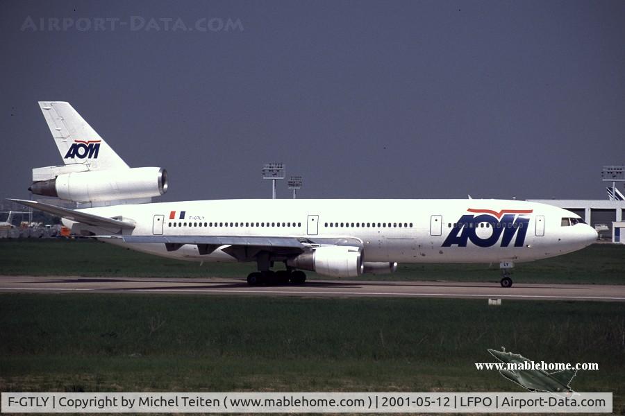 F-GTLY, 1976 McDonnell Douglas DC-10-30 C/N 46954, AOM