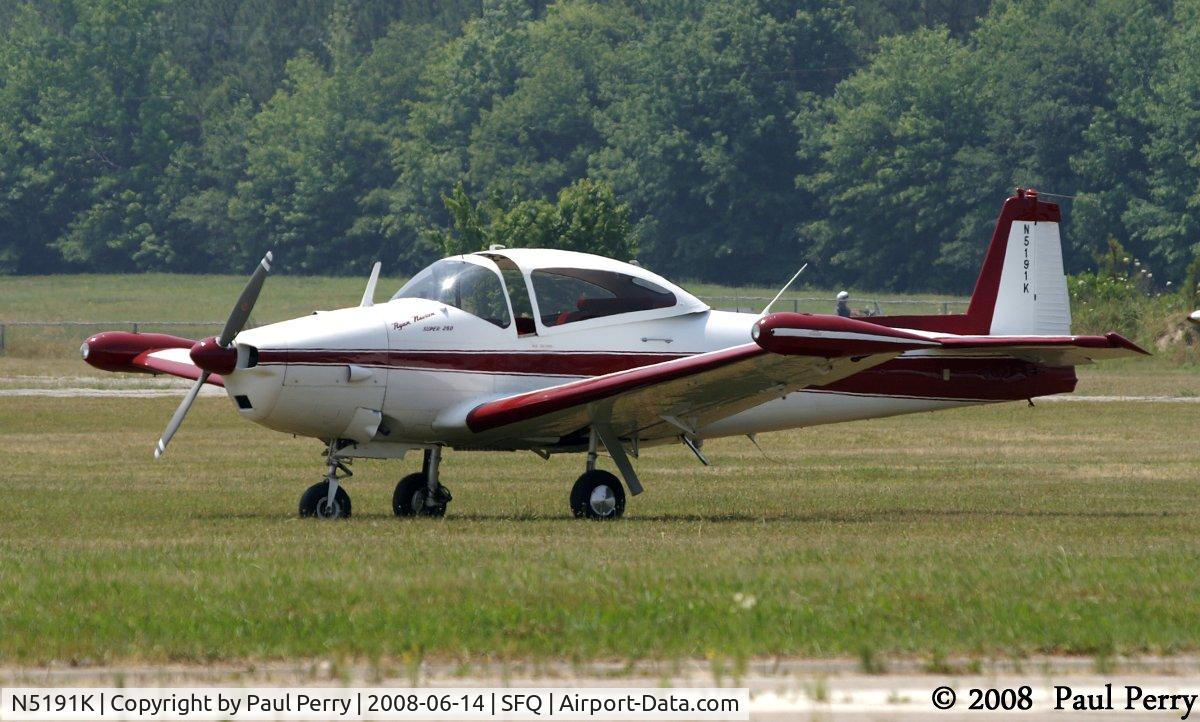 N5191K, 1950 Ryan NAVION B C/N NAV-4-2091B, Nice to find a Navion on the grass