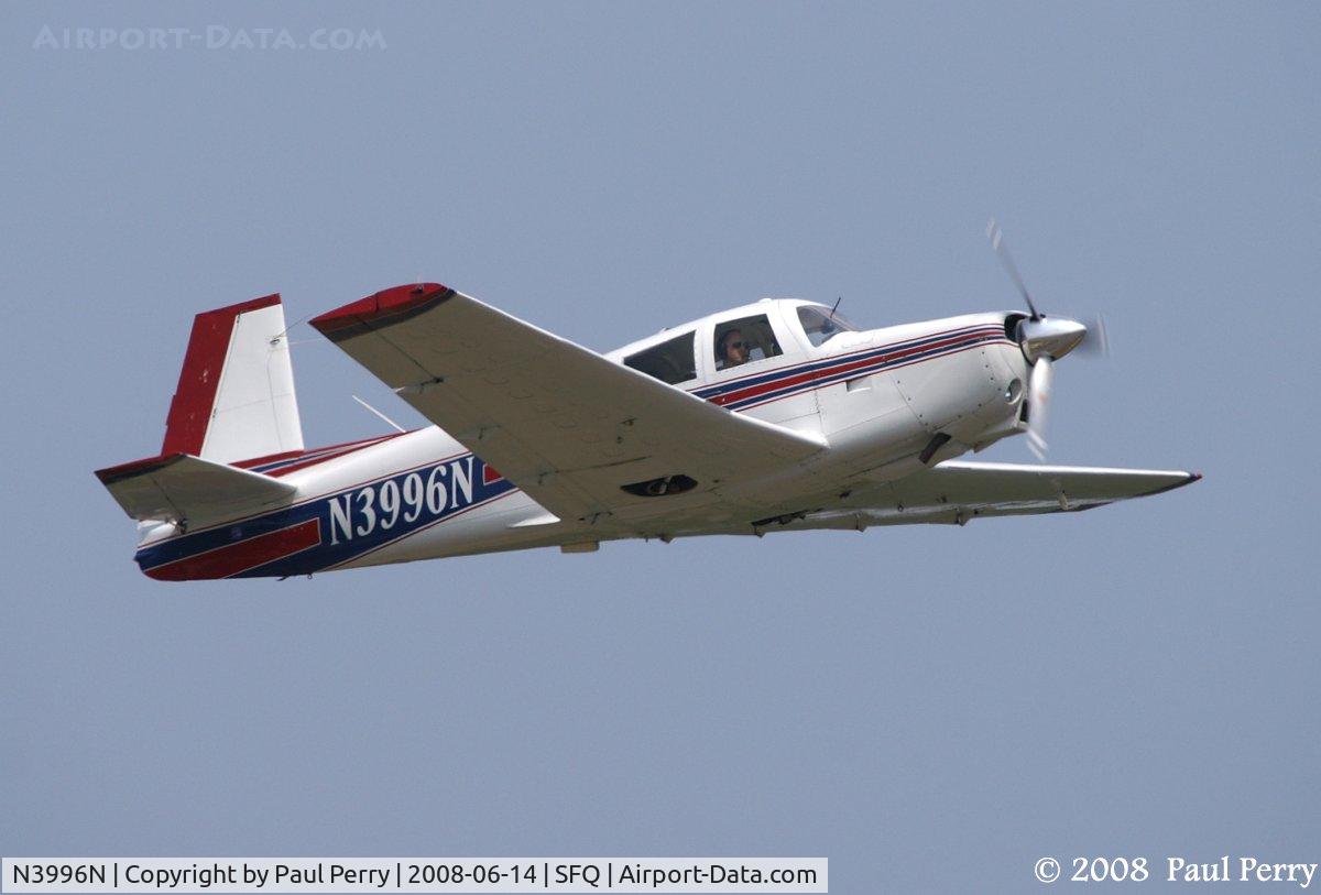 N3996N, 1968 Mooney M20C Ranger C/N 680017, Leaving the 2008 Virginia Regional Fly In