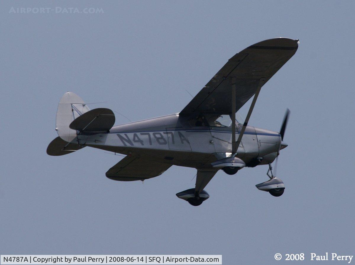 N4787A, 1956 Piper PA-22-150 C/N 22-3938, Easing on by