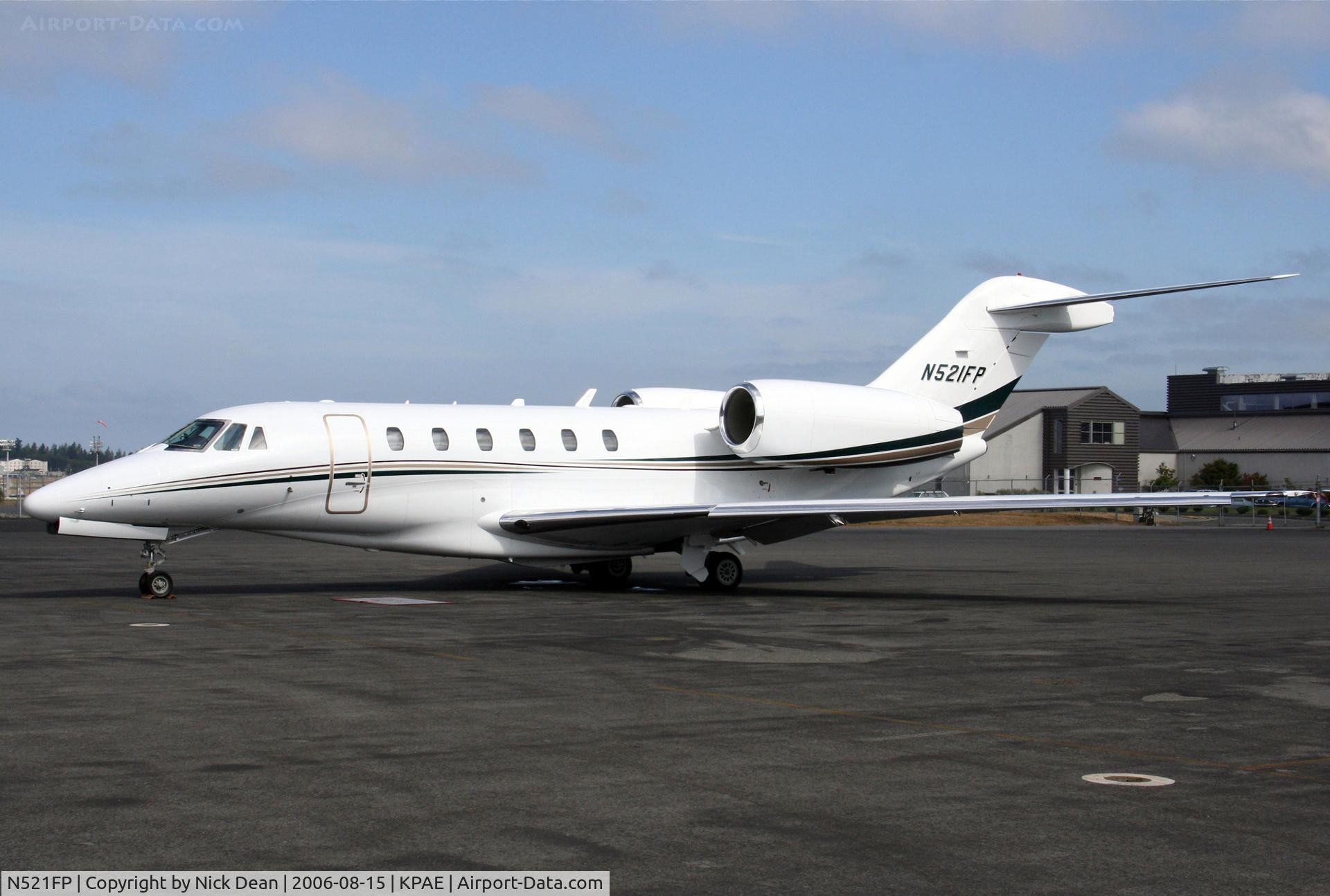 N521FP, 1997 Cessna 750 Citation X C/N 750-0016, KPAE